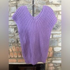 Vintage purple sweater vest